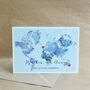 Watercolour Style Wedding Save The Date Postcard, thumbnail 5 of 8