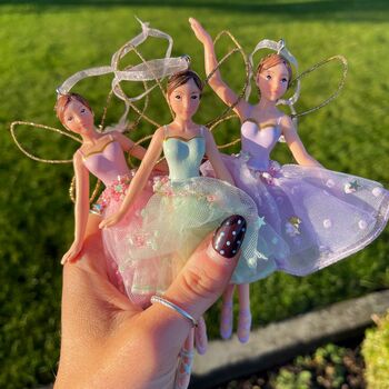 Christmas Fairy Hanging Tree Decoration, 6 of 6