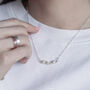 Silver Ladybird Parade Necklace, thumbnail 3 of 6