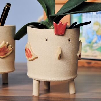 Personalised Planter Pot Chicken, 2 of 6