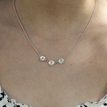 Daisy Chain Necklace And Earrings Set, 2 of 6