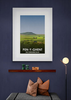 Pen Y Ghent Yorkshire Dales Art Print, 4 of 4