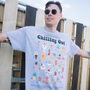 Chilling Out Men's Ice Cream Guide T Shirt, thumbnail 4 of 4