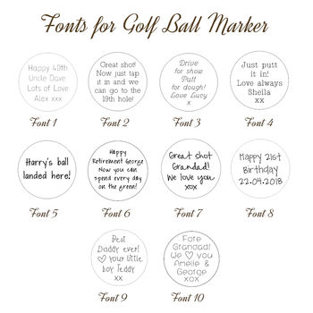Keep Calm Silver Golf Ball Marker, 3 of 3