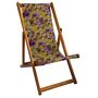 Amberley Floral Deckchair Purple, thumbnail 3 of 3