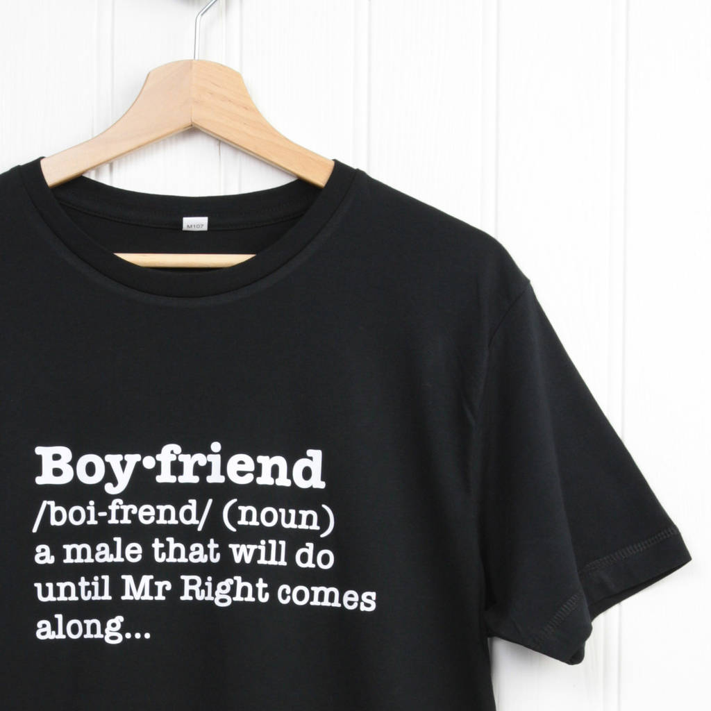 boyfriend definition t shirt by banana lane designs