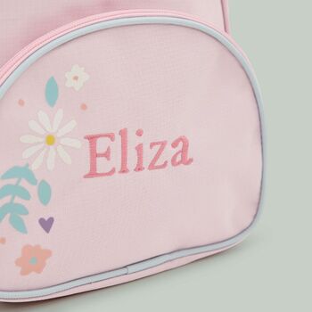Personalised Mini Pink Bunny Backpack, 3 of 4