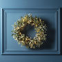 Frosted Mistletoe Artificial Christmas Wreath, thumbnail 1 of 4