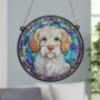 Clumber Spaniel Stained Glass Effect Suncatcher, thumbnail 6 of 6