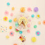 Honeycomb Ball Paper Decoration 5cm Pastel, Set Of Six, thumbnail 1 of 2