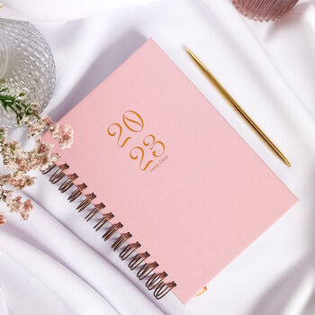 Personalised | 2023 Diary | Colour Me Dusky Pink, 2 of 8