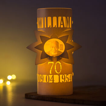 Personalised Birthday Photo Lantern Gift, 2 of 10