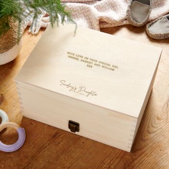 Personalised Floral Christening Gift Box, 2 of 5