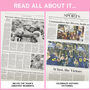 Michigan Wolverines College Football Personalised Gift Newspaper History Book, thumbnail 7 of 12