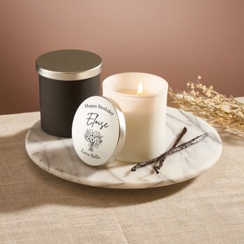 Birthday Soy Wax Day Candle With Personalised Metal Lid, 2 of 9