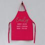 Child's Personalised Name Apron, thumbnail 12 of 12