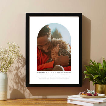 Personalised Reasons I Love Daddy Photo Print, 2 of 3