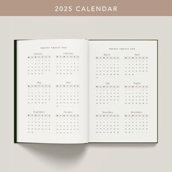 2024 Diary With Faux Leather Cover, 7 of 12