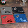 Any Name Any Drink Coaster With Bottle Opener, thumbnail 2 of 2