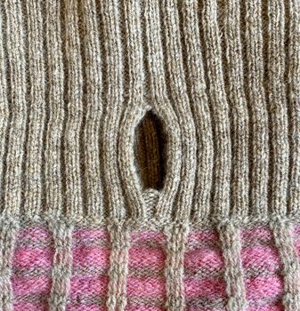 Chihuahua / Puppy Pure Wool Knitted Jumper In Pink, 6 of 7