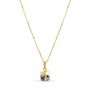Dalmatian Jasper Geometric Charm Necklace, thumbnail 1 of 4