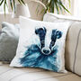 Inky Badger Large Luxury Cushion And Pad, thumbnail 1 of 3