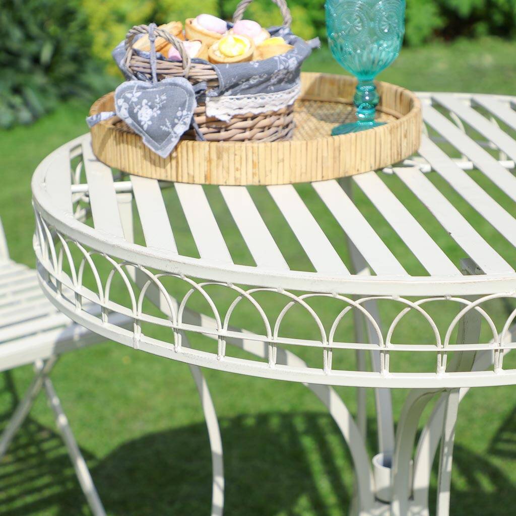 Vintage Bistro Garden Table And Chairs By Dibor | notonthehighstreet.com