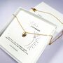 February Heart Birthstone Necklace Gift, thumbnail 4 of 7