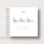 Personalised 'Ho, Ho, Ho' Christmas Small Notebook, thumbnail 1 of 7