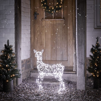 Duchy Fawn Dual Colour Micro LED Light Up Reindeer, 2 of 6