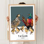 Personalised Family Of Pheasants, thumbnail 2 of 4