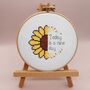 Sunflower Cross Stitch Kit, thumbnail 2 of 8