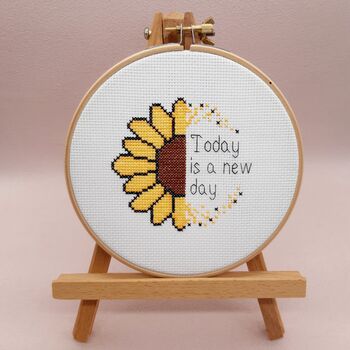 Sunflower Cross Stitch Kit, 2 of 8