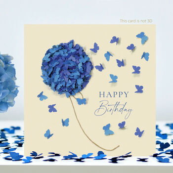 Mum Christmas Silver Heart Butterfly Card, Not 3D, 6 of 11