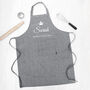 Personalised Contemporary Queen Of The Kitchen Apron, thumbnail 6 of 12