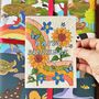 Plantable Birthday Card Rainbow Design, thumbnail 1 of 3