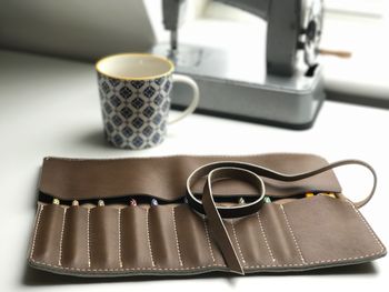 Pencil Case Roll On Leather, 3 of 7