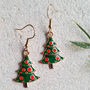 Christmas Tree Earrings, thumbnail 1 of 1