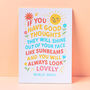 Good Thoughts Roald Dahl Quote A5 Print, thumbnail 2 of 2