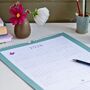 Family Organiser 2026 Wall Planner Calendar Flower Design A3, Five Column, thumbnail 7 of 9