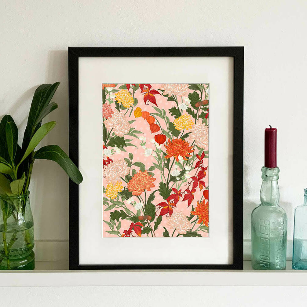 Chrysanthemum Giclee Wall Print, 1 of 6