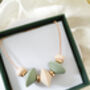 Sage And Cream Silicone Necklace, thumbnail 7 of 8