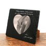 Personalised Mum's Heart Slate Photo Frame, thumbnail 1 of 4