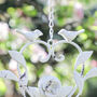 Ornate Hanging Heart Garden Wind Chime, thumbnail 5 of 9