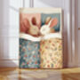 Bunny Rabbit Bedtime Nursery Art Print, thumbnail 1 of 3