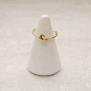 Single Knot Ring Gold, 2 of 9