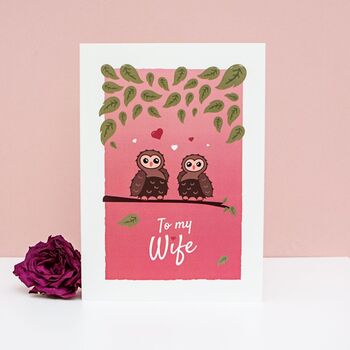 'To My Wife' Valentines Day Card, 9 of 12