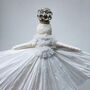 Diamante Crown Spun Cotton Christmas Decoration, thumbnail 7 of 7