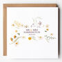 Mr And Mrs Wedding Day Card, thumbnail 1 of 4