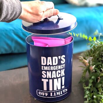 Father's Day Gift: Dad's Snack Tin, 4 of 4